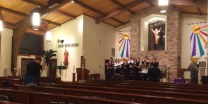 filming Lessons and Carols